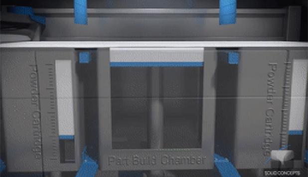 SLS plastic 3d printing Photofixation process