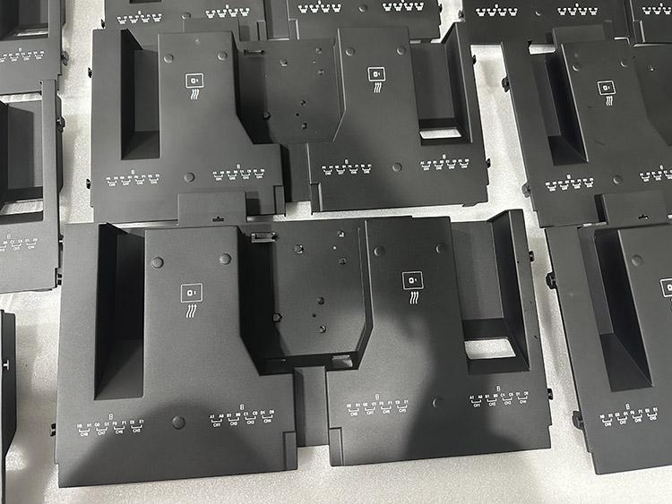 Vacuum casting ABS switch cabinet windshield plastic housing 