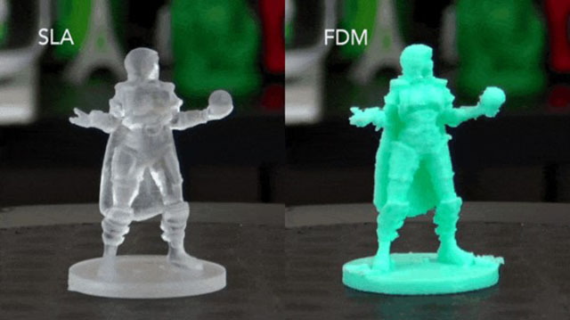 FDM VS SLA 3D printing